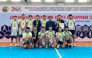 Read more about the article СХД-ийн Волейболын аварга шалгаруулах Улаанбаатар лиг тэмцээнд Тэргүүн байр эзэллээ.