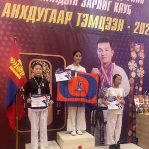 Read more about the article 8д ангийн сурагч Б. Хандсүрэн хүрэл медаль хүртлээ.