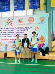 Read more about the article Дүүргийн аварга шалгаруулах Бадминтоны тэмцээнд амжилттай оролцлоо.