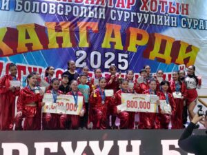 Read more about the article ХАНГАРДИ хөгжөөн дэмжигчдийн тэмцээнд Багийн нэгдсэн дүнгээр Гутгаар байр эзэллээ.